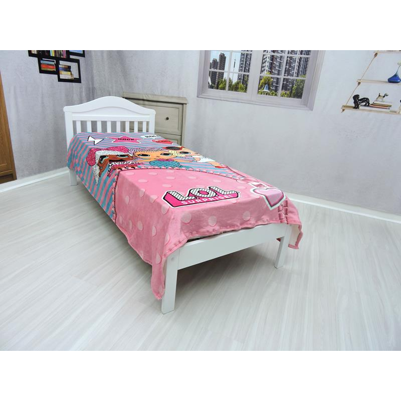 Manta Cobertor Boneca LOL Solteiro Ultra Soft , Macia, Quentinha