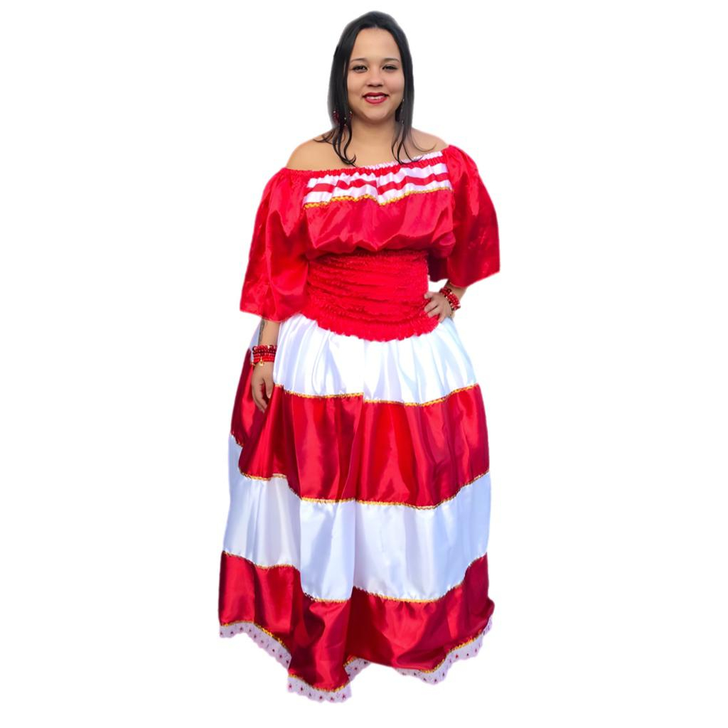 Roupa Conjunto Maria Navalha Bata e Saia umbanda
