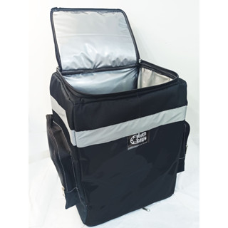 Mochila Térmica Resistente a chuva para Delivery Motoboy Hard Bags Reforçada Prende no baú 80 Litros