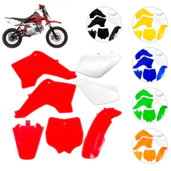 Kit Conjunto Plástico Carenagem Moto Tr50f Tr100f Tr 125f Pro Tork Várias Cores Peças Acessórios