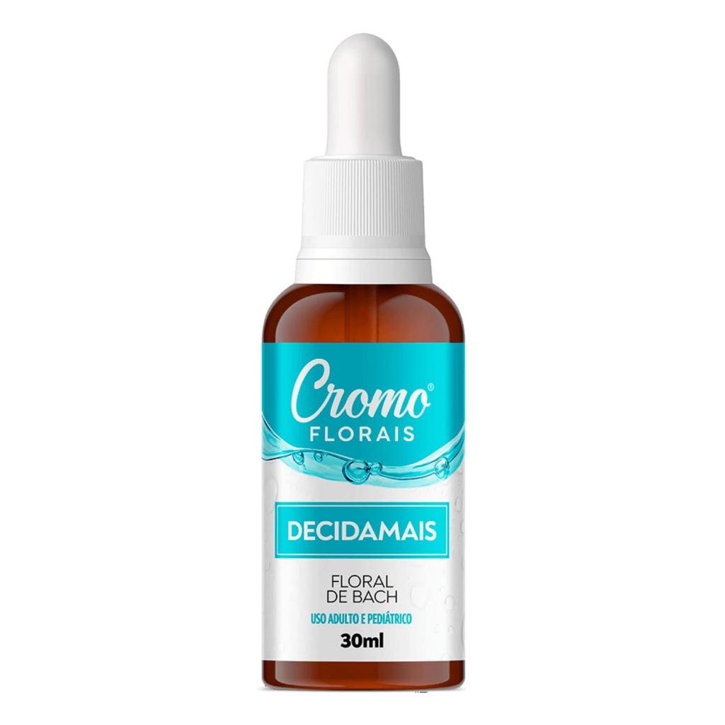 Tomada de Decisão Floral DECIDAMAIS 30ml - CromoFlorais Cromo Florais