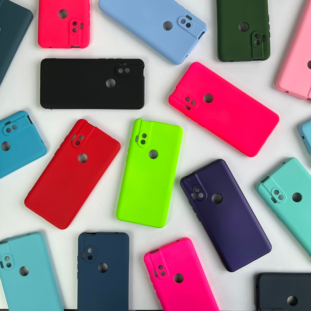 Capinha Para Motorola Moto One Hyper/ Capa Case Silicone Aveludada Colorida Forrada (CF26) em Oferta na Shopee