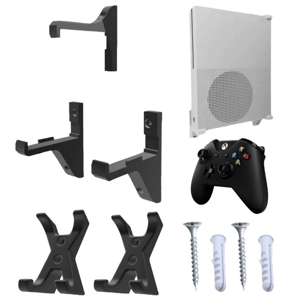 Kit Suporte Apoio Parede Console Suporte Controle Xbox One S em Oferta na Shopee