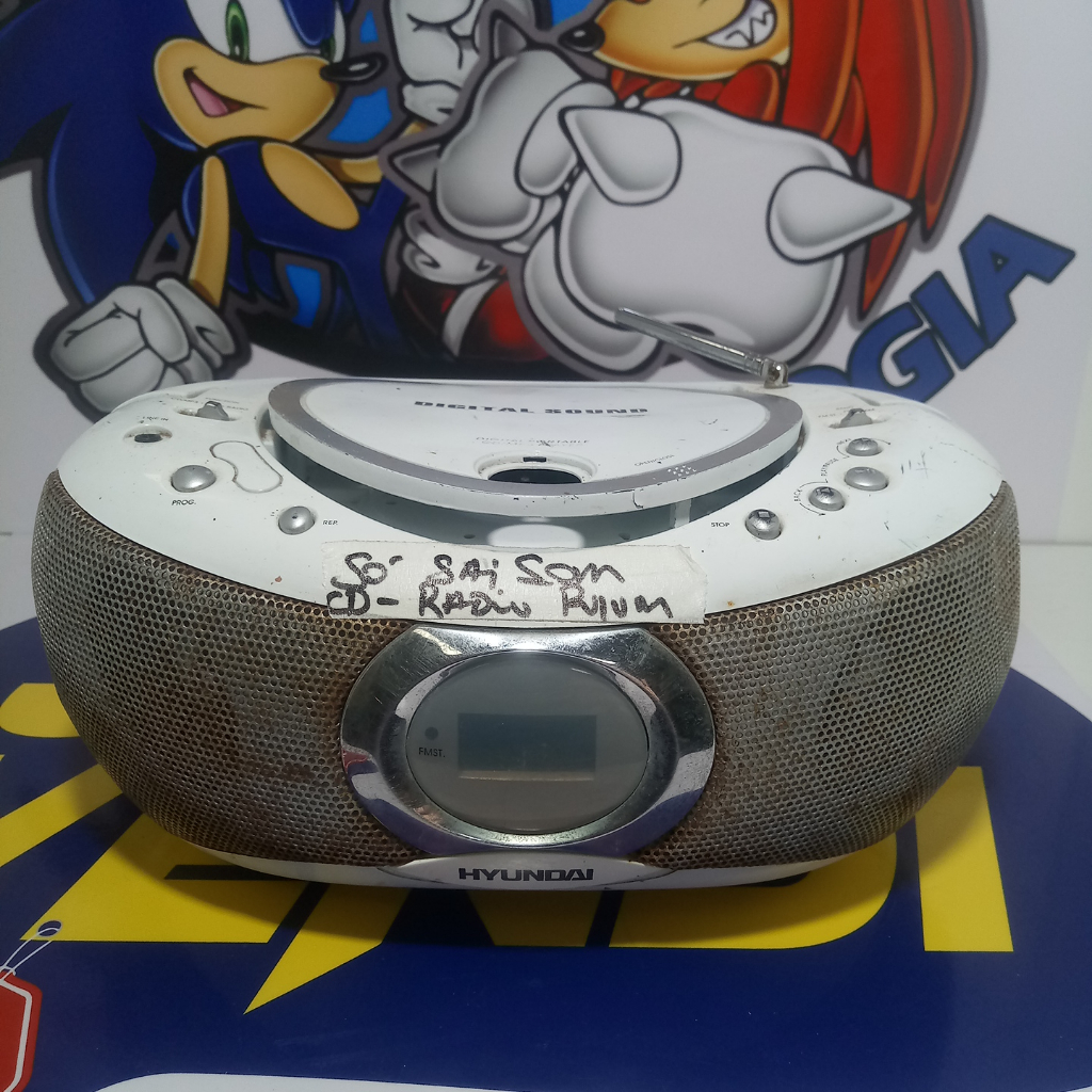 não funciona defeito sucata toca cd radio hyundai