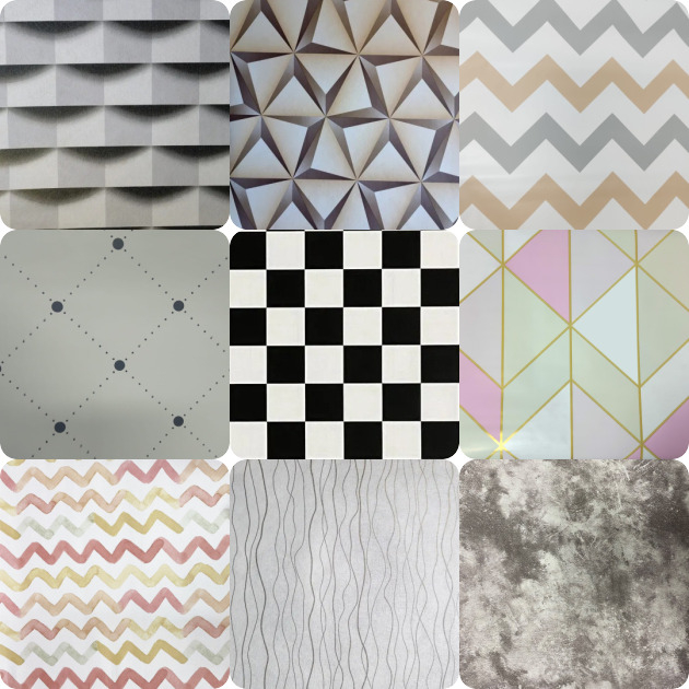 Papel de Parede Adesivo 10 metros x 45 centímetros Geométrico 3D Cimento Queimado Sala Quarto