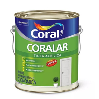 Tinta Látex Anti Mofo Coral Coralar Parede 3,6l Branco Galão em Oferta na Shopee