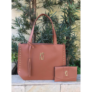 Bolsa Sacola Feminina + Porta Documentos Bolsa Tote Grande de Ombro Alça Reforçada