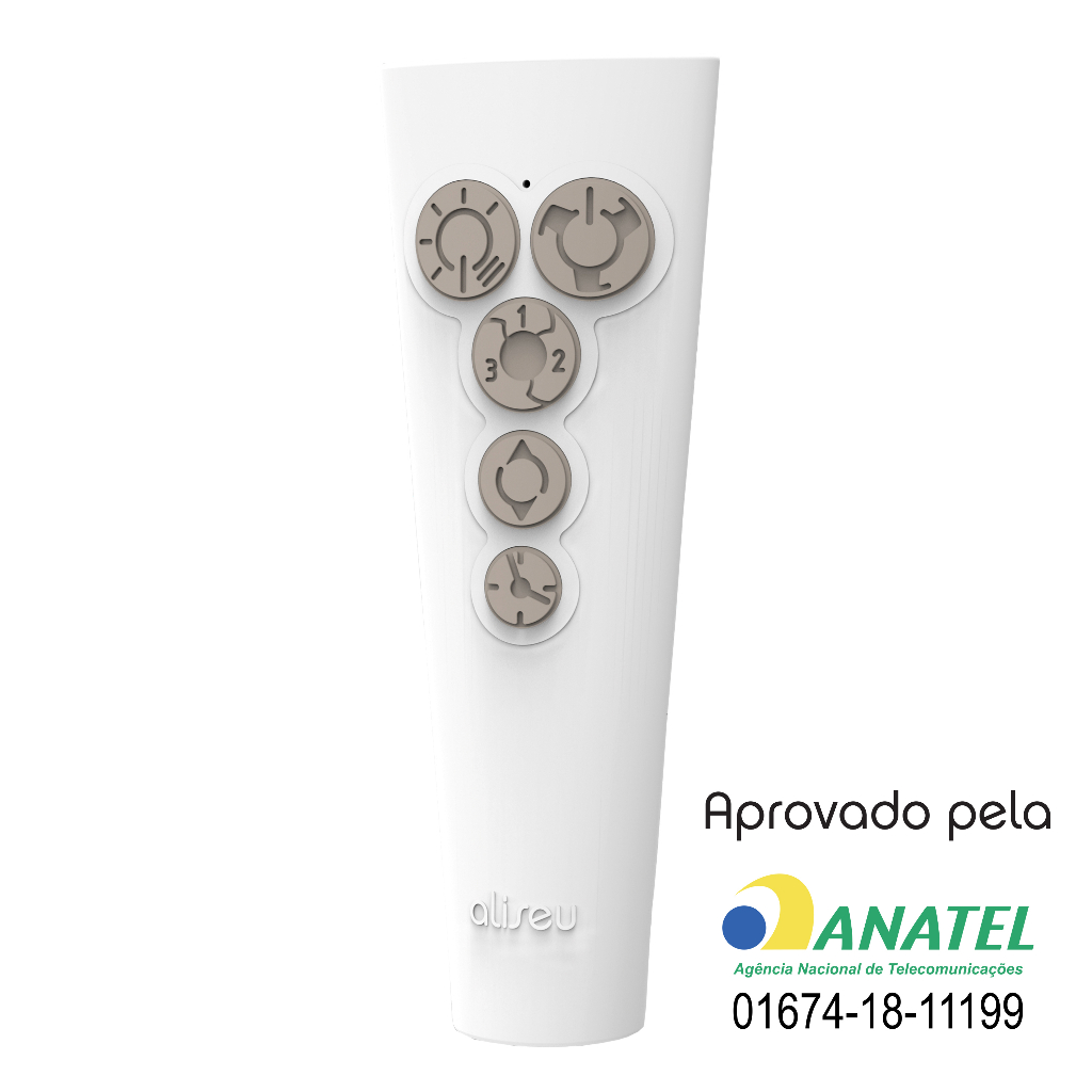 Ventilador Teto Aliseu Smart Preto Controle Remoto · foto 2