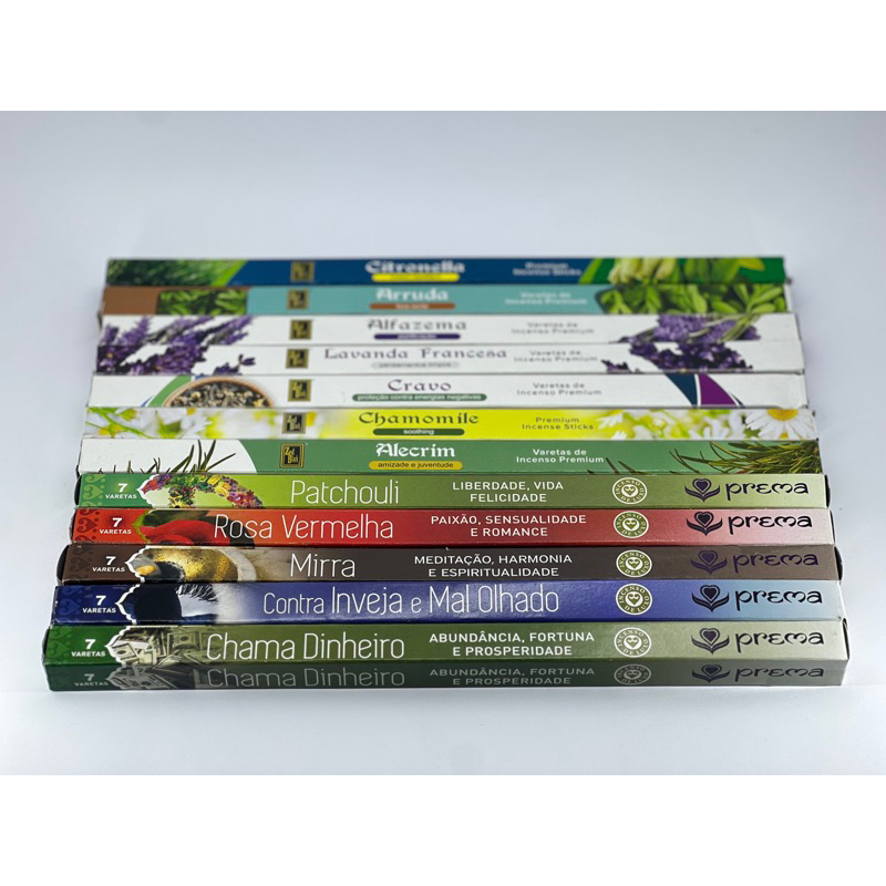 Incenso 2 Varetas Aleatórias Ótimo Cheiro Qualidade Sensacional