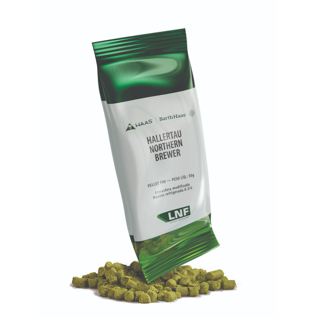 Lúpulo Hallertau Northern Brewer - Barth Haas - em pellet - 50g