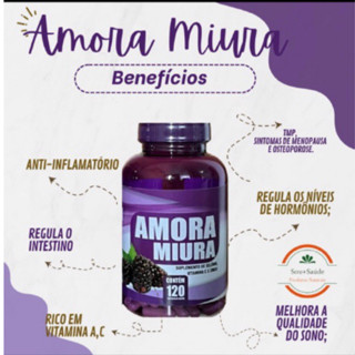 Amora Miura 500mg 120 cápsulas