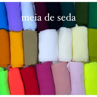 Kit Meias de seda c/5 unidades para artesanato - Melhor custo em Oferta na Shopee