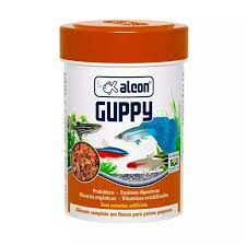 Raçao Alcon GUPPY 10g Alimento Completo para Peixes Pequenos em Flocos