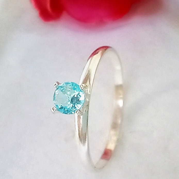 Solitário Prata 925 Feminina Noivado Pedra Zircônia Legitima Pedra 4mm Original em Oferta na Shopee