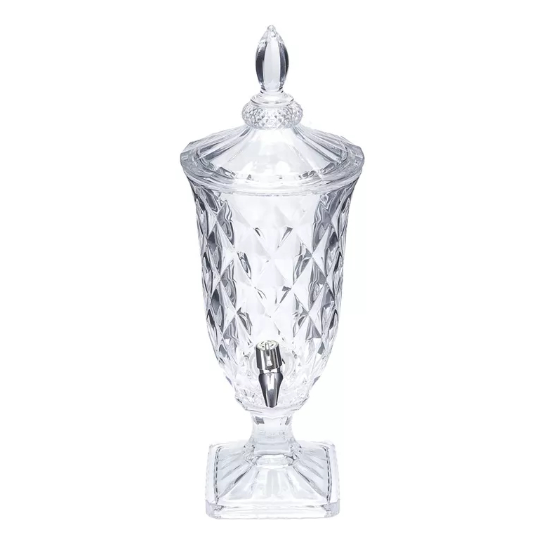 Suqueira/ Dispenser Cristal P/ Suco Diamond 2 Litros Lyor