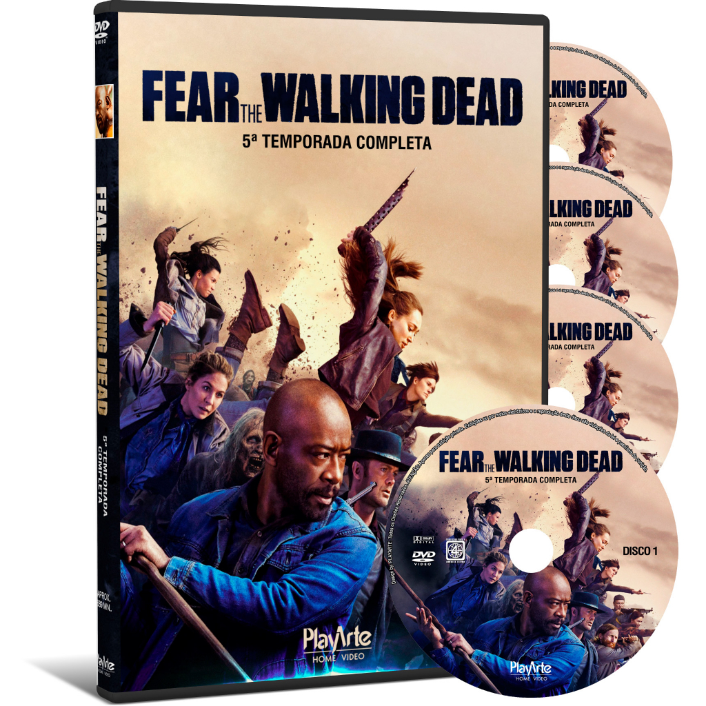 DVD Fear The Walking Dead -  A 5ª Temporada (2019)