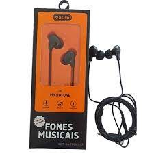 Fone De Ouvido Com Microfone Basike Original ( BA-FON6687 )