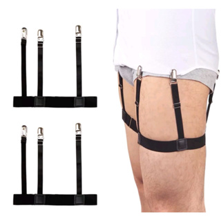 Elástico Prendedor De Camisa Social Cinto Cinta Unissex Preta em Oferta na Shopee