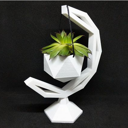 Vaso Pendente para Cactos e Suculentas Cachepot Decorativo Plantas Artificiais e Naturais