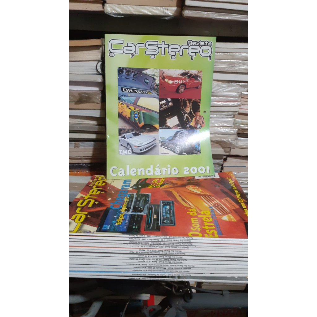 REVISTAS CAR STERIO- LOTE 16 VOLUMES- 1999 A 2001- NÚMEROS  2 A 17-RARO