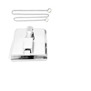 Trinco  Basculante Janela 1523 C/ Corrente E Argolas e Calota Cromado em Oferta na Shopee