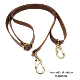 Alça transversal 1,5cm x 1,30m de couro ecológico (montana) em Oferta na Shopee