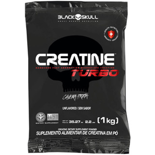 Creatina Turbo - 1kg / 500g - Black Skull