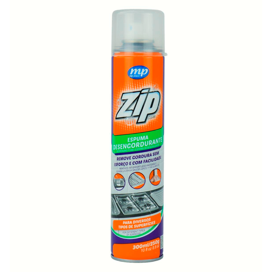 Espuma Desengordurante 300ml Spray Zip Clean em Oferta na Shopee