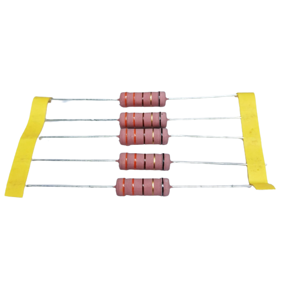 Resistor FIO * 5W * 330R ou 330 ohms (( lote com 10 pçs )) em Oferta na Shopee