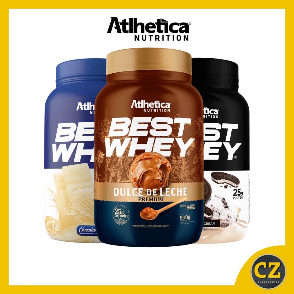 Whey Protein Best Whey (900gr) - Atlhetica Nutrition em Oferta na Shopee