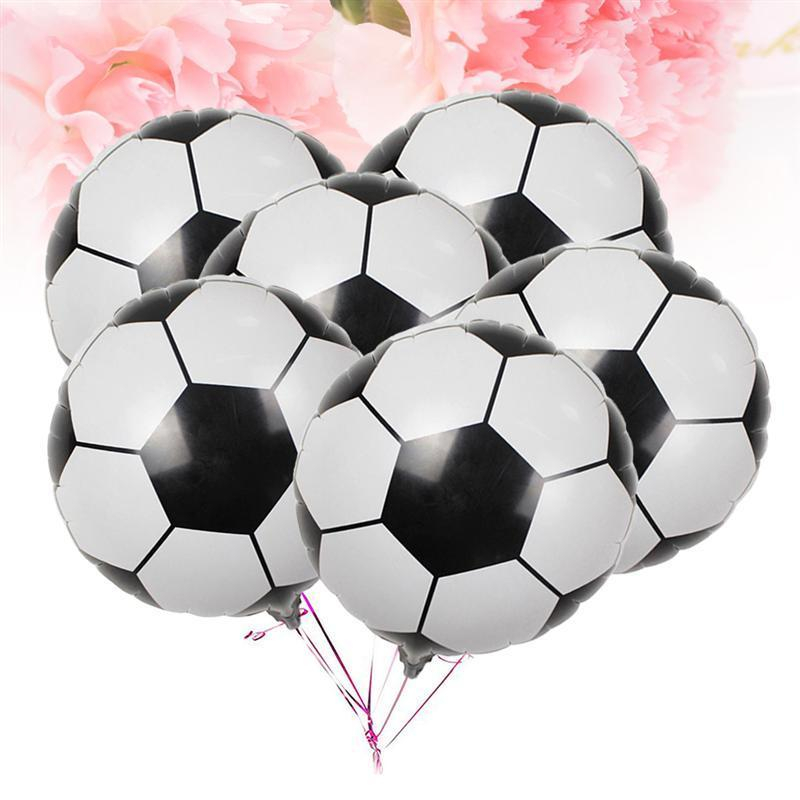 50 Balão Bola Futebol Campo Metalizado 45cm Decoração Time Aniversário C90308