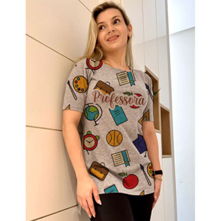 Camisa Max blusão Professora feminina