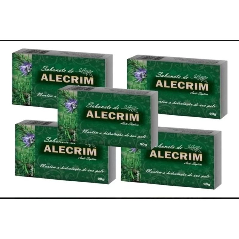 Kit sabonete de alecrim 6 unidades de 90g.