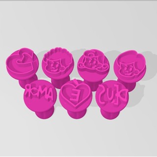 Carimbo para Brigadeiro Docinhos - Kit 3 Palavrinhas