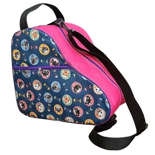 Bolsa Mochila para Patins Quad Inline patinação artística, recreação infantil.