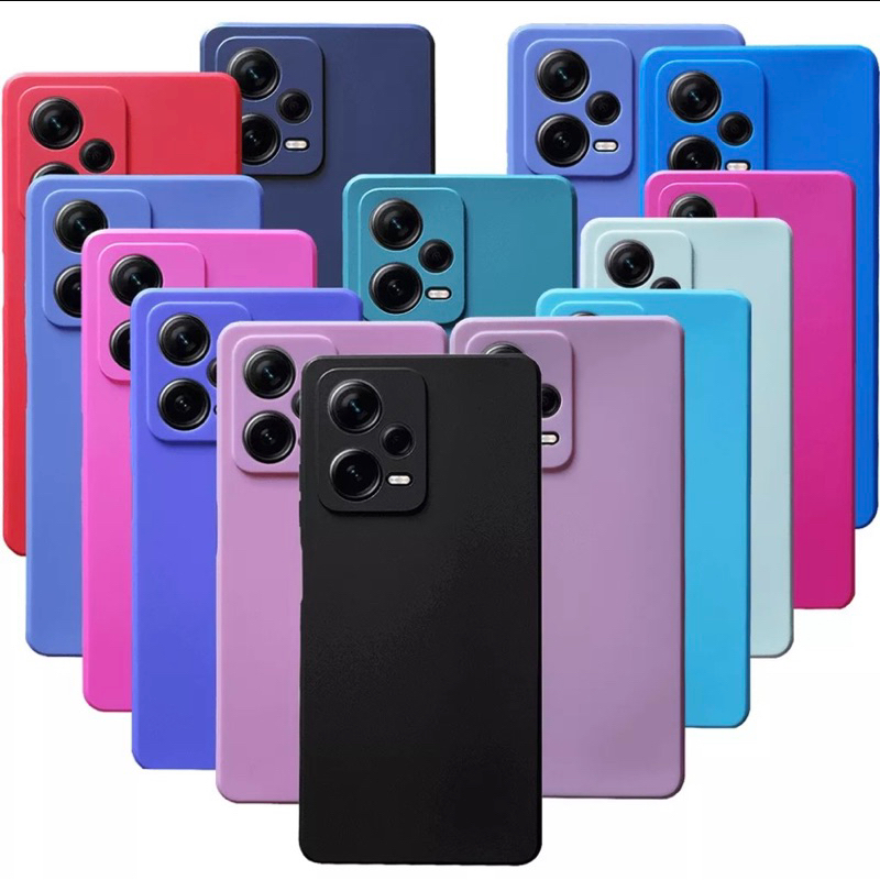 kit Xiaomi Redmi Note 12 5G- Pelicula Frontal Ceramica + Capa Aveludada TPU Anti Impacto 3D Silicone