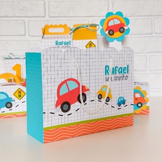 Sacolinha surpresa meio de transporte. Sacolas personalizadas. Em até 48h úteis. em Oferta na Shopee