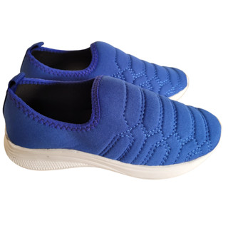Tênis Calce Fácil Adulto Bordado Azul, Preto, Rosa ou Vermelho Confortável Calce
