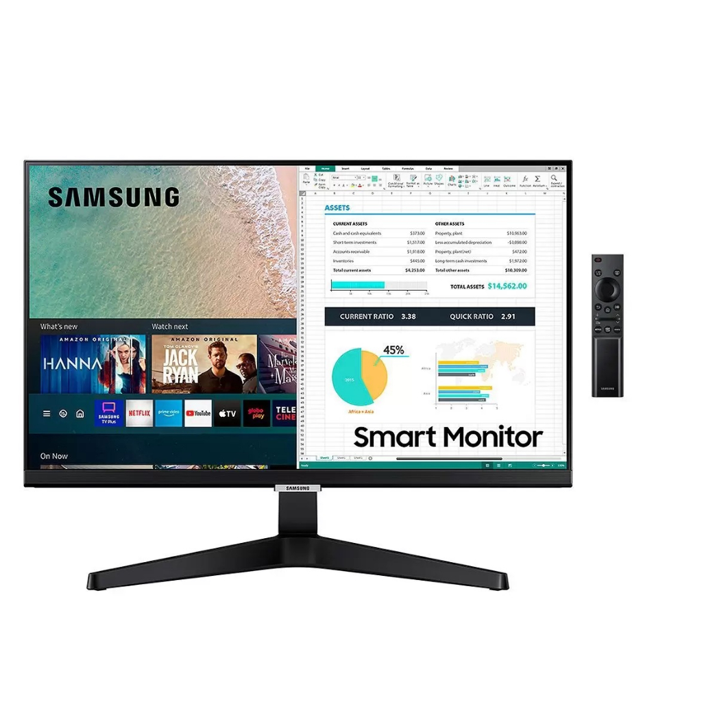 Monitor Smart Gamer Samsung M5 S24am506nl Bluetooth 24 HDR HDMI Audio integrado