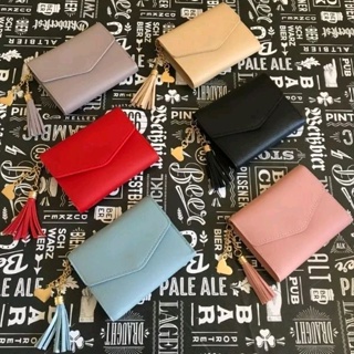 Carteira feminina com chaveiro em Oferta na Shopee