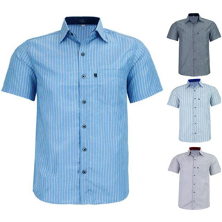Kit 3 Camisas Social Lbl Lang Comfort Listrada C/bolso Lançamento Frete Grátis