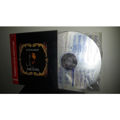 Laserdisc Japonês Elton John Live In Barcelona Com OBI Encarte