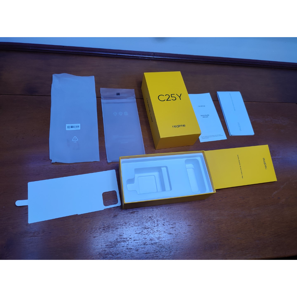 Caixa Completa E Original Do Celular Realme C25y -somente embalagem