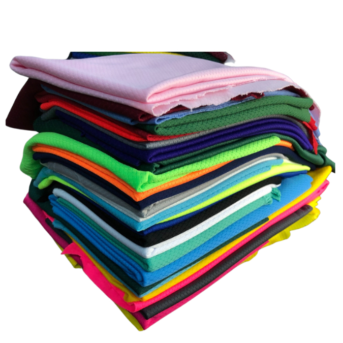 Tecido/Malha Esportiva Dry Com Desenhos Hexagonais 100% Poliéster