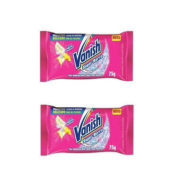 Kit 2 Sabao vanish barra tira manchas 75g