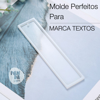 Molde de Silicone MARCADOR de Páginas Resina Epóxi Artesanato DIY CREATIVO