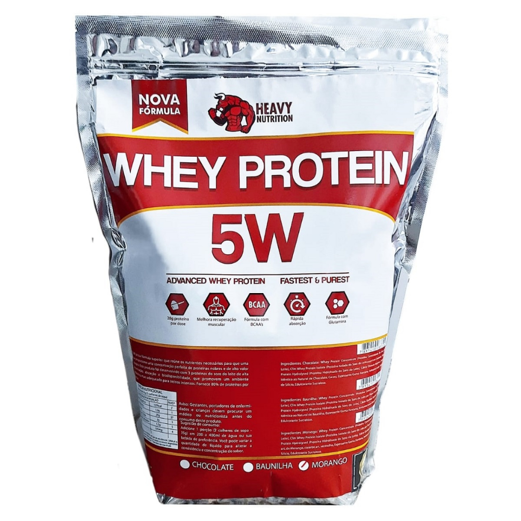 Whey Protein Isolado Concentrado Hidrolisado Heavy Nutrition - 2kg