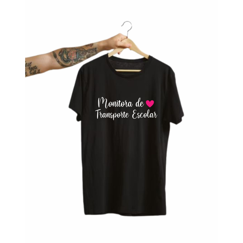 Camiseta Monitora de Transporte Escolar