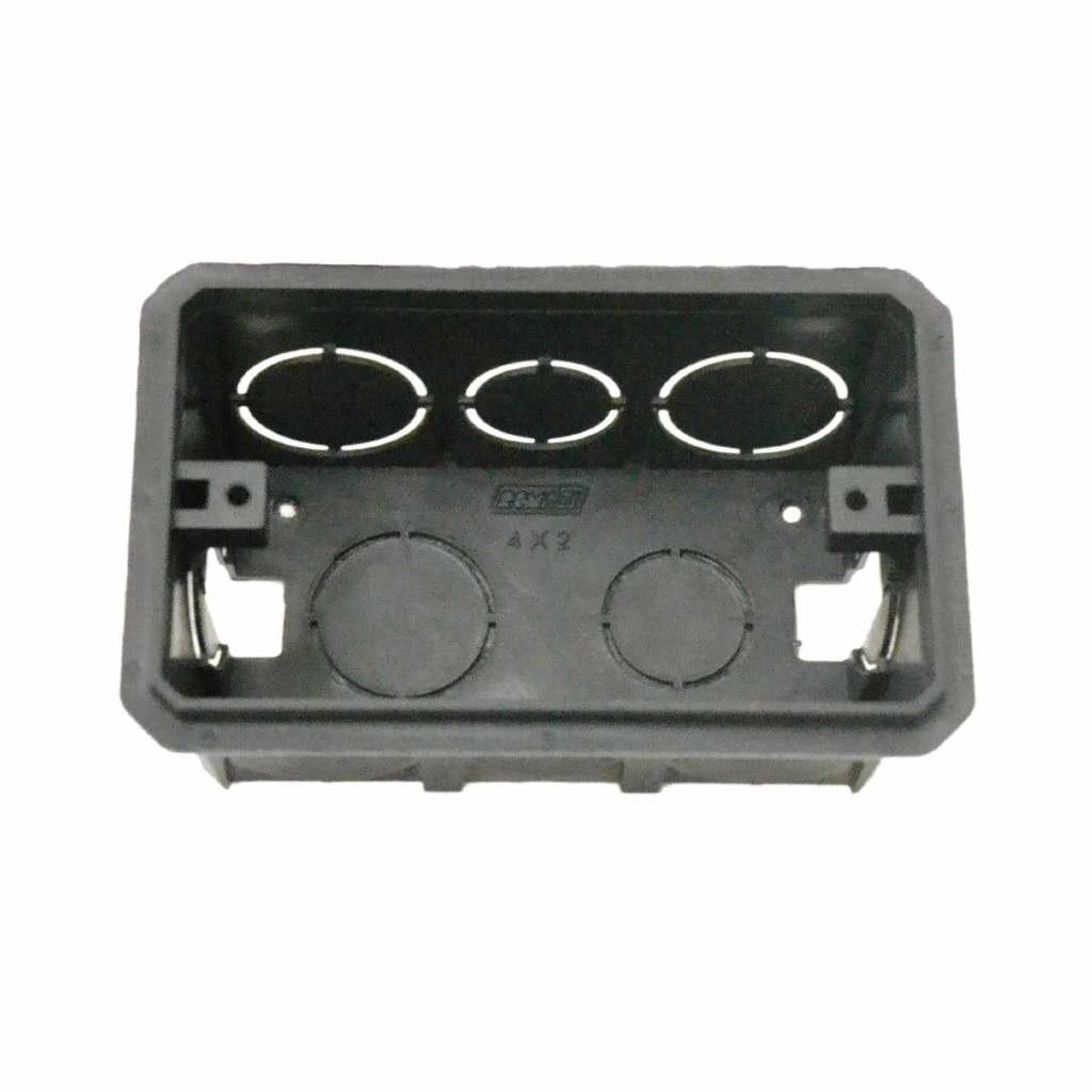 Caixa de Luz 4x2 Embutir Romazi Preto