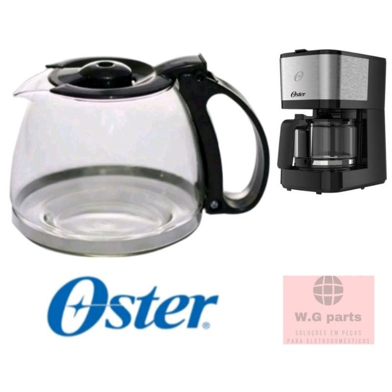Jarra Cafeteira Oster Ocaf300 19 Xícaras Vidro Extra Forte Verifique o Modelo na Etiqueta Embaixo da Cafeteira